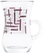 ⁦Maze طقم 6 استكانة شاي بيد⁩ - الصورة ⁦2⁩