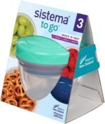 Snack Nest  طقم 3 وعاء 520و305و150 مل sistema