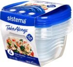 TakeAlongsطقم 4حافظة 1.2 لتر sistema