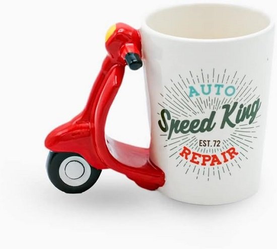 41enAQ1EfWL._AC_SL1000_ Scooter مج أشكال أحمرNEOFLAM - الصورة 1