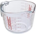 ⁦كوب قياس زجاجي عالي الجودة من نيوفلام، 1 لتر، متعدد الالوان⁩ - الصورة ⁦2⁩