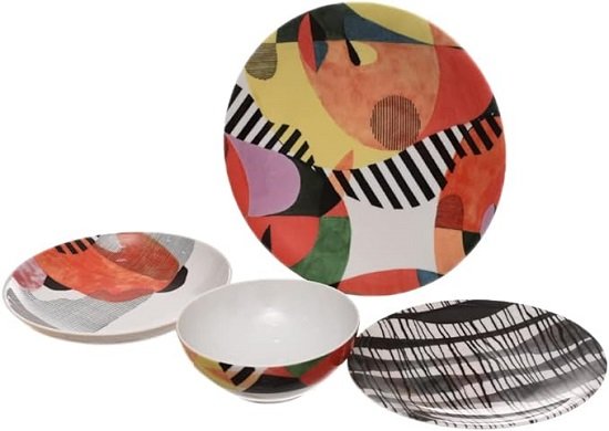 51xMM0ablaL._AC_SX679_ Zeugma طقم عشاء 24 قطعة - الصورة 1