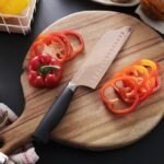 ⁦Santoku Titanium Coated Blade سكينة م 7 NEOFLAM⁩ - الصورة ⁦3⁩