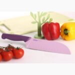 ⁦Santoku Lilac  سكينة م 5 neoflam⁩ - الصورة ⁦3⁩