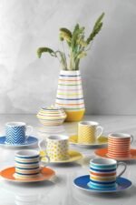 Ruya طقم قهوة 12 قطعة