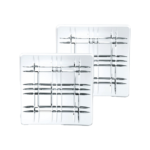 Square طقم 2 طبق مربع 14 سم