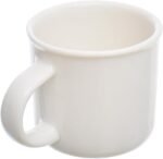 ⁦Plain Ivory Enamel  طقم 2 ق فنجان قهوة⁩ - الصورة ⁦3⁩