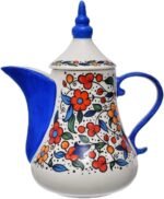 ⁦Flora Blue طقم شاى 8 قطع (براد + 6 أستكانة شاى )⁩ - الصورة ⁦3⁩