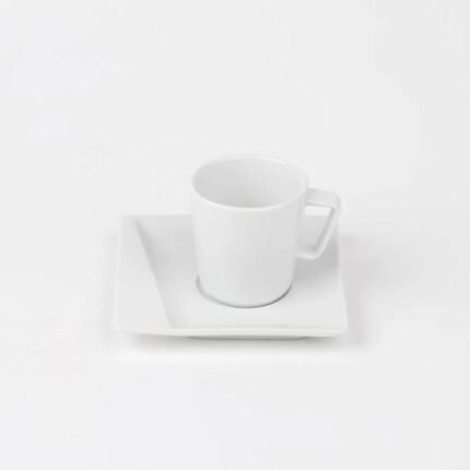 White Pi Quadro طقم  قهوة 12 قطعة