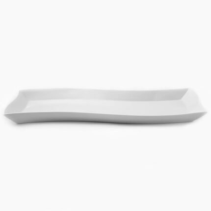 White صينية وويف 21*53 سم أبيض