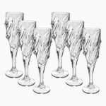 Calyso  طقم 6 فلوت Crystal Bohemia