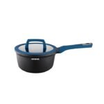 كسرولة تيفال 18سم غطاء سيلكون تركواز arshia 3096