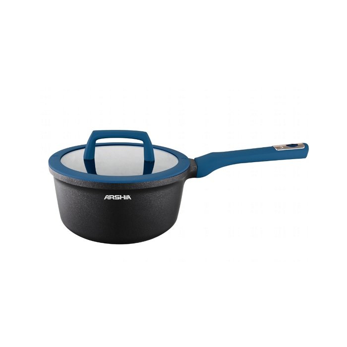 Atif_42__28760 كسرولة تيفال 18سم غطاء سيلكون تركواز arshia 3096 - الصورة 1