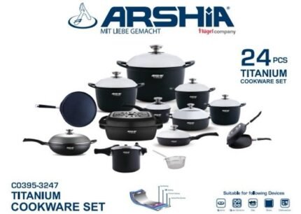 طقم  تيتانيوم  24قطعة  3247 ARSHIA