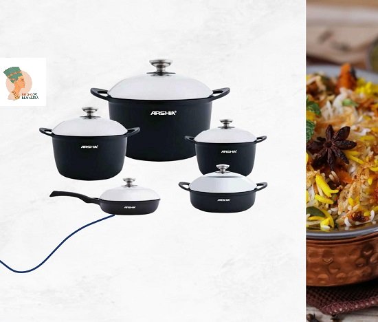 image-025 طقم حلل تيفال 12قطعة بالك ARSHIA 3013 - الصورة 1