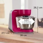Kitchen machine, MUM5, 1000 W, Red - الصورة 3