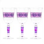 Charme Fuxia طقم  3 كأس 260 مل