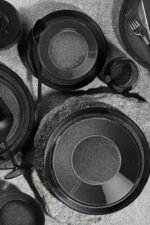 ⁦Forza Dark Gray  طقم عشاء 24 قطعة⁩ - الصورة ⁦3⁩