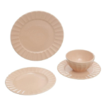 Antropoloji Salmon طقم عشاء 24 قطعة