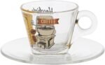 ⁦Italian Coffeeطقم 6 قهوة بالطبق 80 مل⁩ - الصورة ⁦2⁩