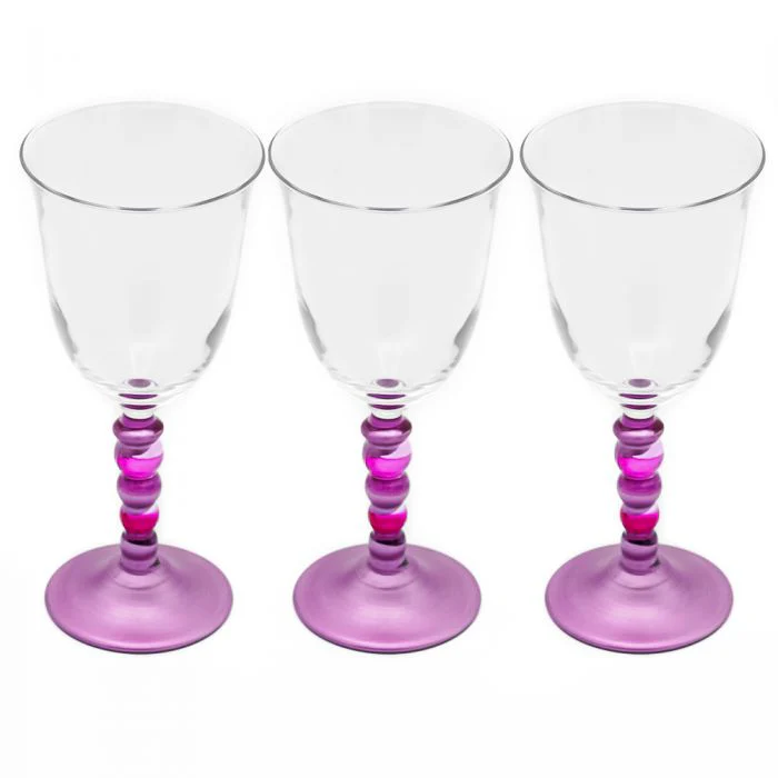 8001691929030-1_b8e9580f-8b97-44ec-84b5-e32356dc79d0_1200x1200 Perla Swing Rosaطقم 3 كأس 270 مل - الصورة 1