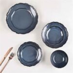 Blue Jeans Masen طقم عشاء 24 قطعة بورسلين