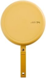 ⁦مقلاة نيوفلام EK-HG-F24 Hej بغطاء زجاجي، مقاس 24 سم، لون أصفر صغير⁩ - الصورة ⁦2⁩