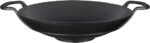 Lava Cast Wok Pan with Metal Handle 38 cm Black - الصورة 2