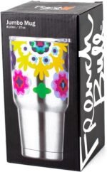 ⁦مج فرينش بول الجامبو بمقاس 810 مل من الستانلس ستيل  neoflam مع غطاء خالٍ من مادة البيسفينول أ بتصميم اشعة الشمس⁩ - الصورة ⁦2⁩