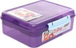 ZigZag-Purple حافظة طعام 1.65لتر