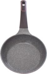 مقلاة تيللي من نيوفلام EK-TL-F26، مقاس 26 سم، لون رخامي وردي - الصورة 2