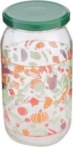 Zinnia Vegetables برطمان 1 لتر-غطاء أخضر