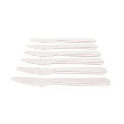 Zinnia / Plastic ( 6 PCS Knife Set )Beige