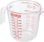 ⁦كوب قياس من البلاستيك من نيوفلام 360 مل، شفاف، ادوات مطبخ نيوفلام،⁩ - الصورة ⁦3⁩