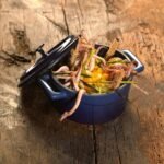 ⁦Lava Döküm Yuvarlak Tencere, Trendy, 16cm, Mavi⁩ - الصورة ⁦3⁩