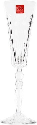 طقم كاسات كريستال مارلين من ار سي ار، 12 قطعة، (6 كاسات طويلة، و6 كاسات قصيرة)، شفاف - الصورة 2