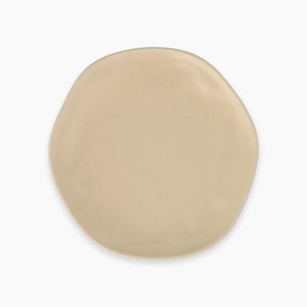 Rosa FM Organic Round Dinner Plate, 28 cm Diameter, Matt Beige
