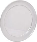 ⁦طبق سرفيس دائرية كلاسيكية من الفولاذ المقاوم للصدأ من زينيا، مقاس 35 سم، متعددة الألوان⁩ - الصورة ⁦3⁩