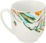 ⁦طقم فناجين قهوة من البورسلين من 12 قطعة بلون ابيض ليلي من روزا اف ام⁩ - الصورة ⁦5⁩