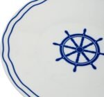 روزا طبق انكور كوب، مقاس 27 سم، بورسلين، أبيض، - الصورة 3