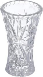 فازة زجاج شكل مروحة  CRYSTAL BOHEMIA