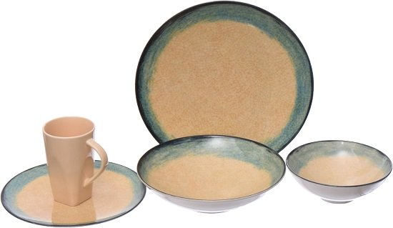 61iadcgzzoL._AC_SL1500_ روزا طقم عشاء 30 قطعة بورسلين - الصورة 1