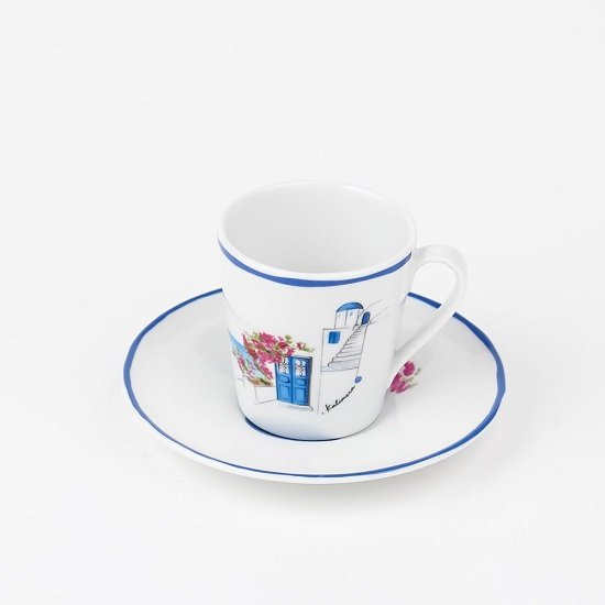 62289680133250 Rosa / Porcelain ( kalimera 12 pieces Coffee set ) - الصورة 1