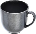 طقم قهوة بورسلين من روزا - 12 قطعة - رمادي ميتاليك - الصورة 2