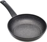 طاسة قلي جرانيت، مصنوعة من الألومنيوم، مقاس 20 سم، من زينية، أسود