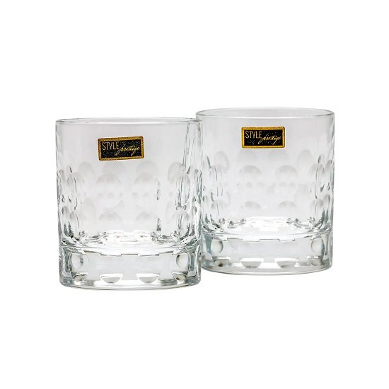 immagine-1-rcr-set-2-bicchieri-in-vetro-bubble-29cl-ean-8007815257843-jpg Set 2 Bicchieri In Vetro Bubble 29cl - الصورة 1