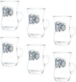 Zarkish طقم 6 استكانة شاي بيد