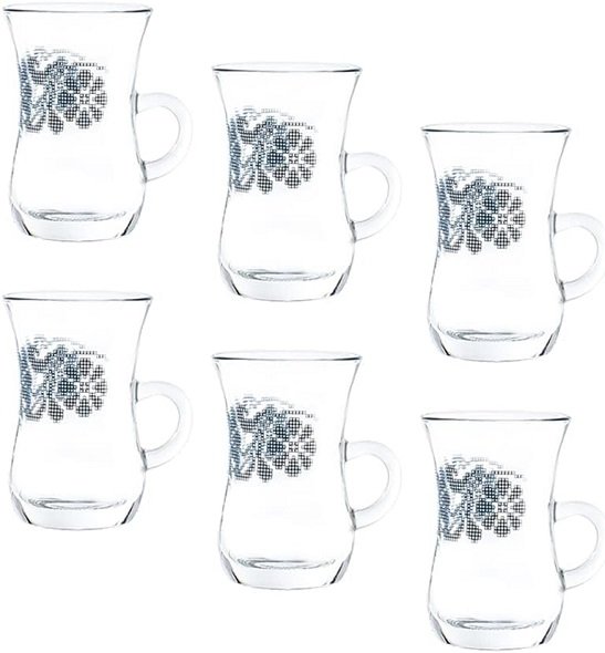 517Upa+MPcL._AC_SL1000_ Zarkish طقم 6 استكانة شاي بيد - الصورة 1