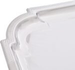 ⁦صينية مستطيلة من الستانلس ستيل زينيا مقاس 56 سم × 42 فضي⁩ - الصورة ⁦2⁩