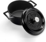 ⁦حلة زهر 20 سم أسود LAVA⁩ - الصورة ⁦3⁩